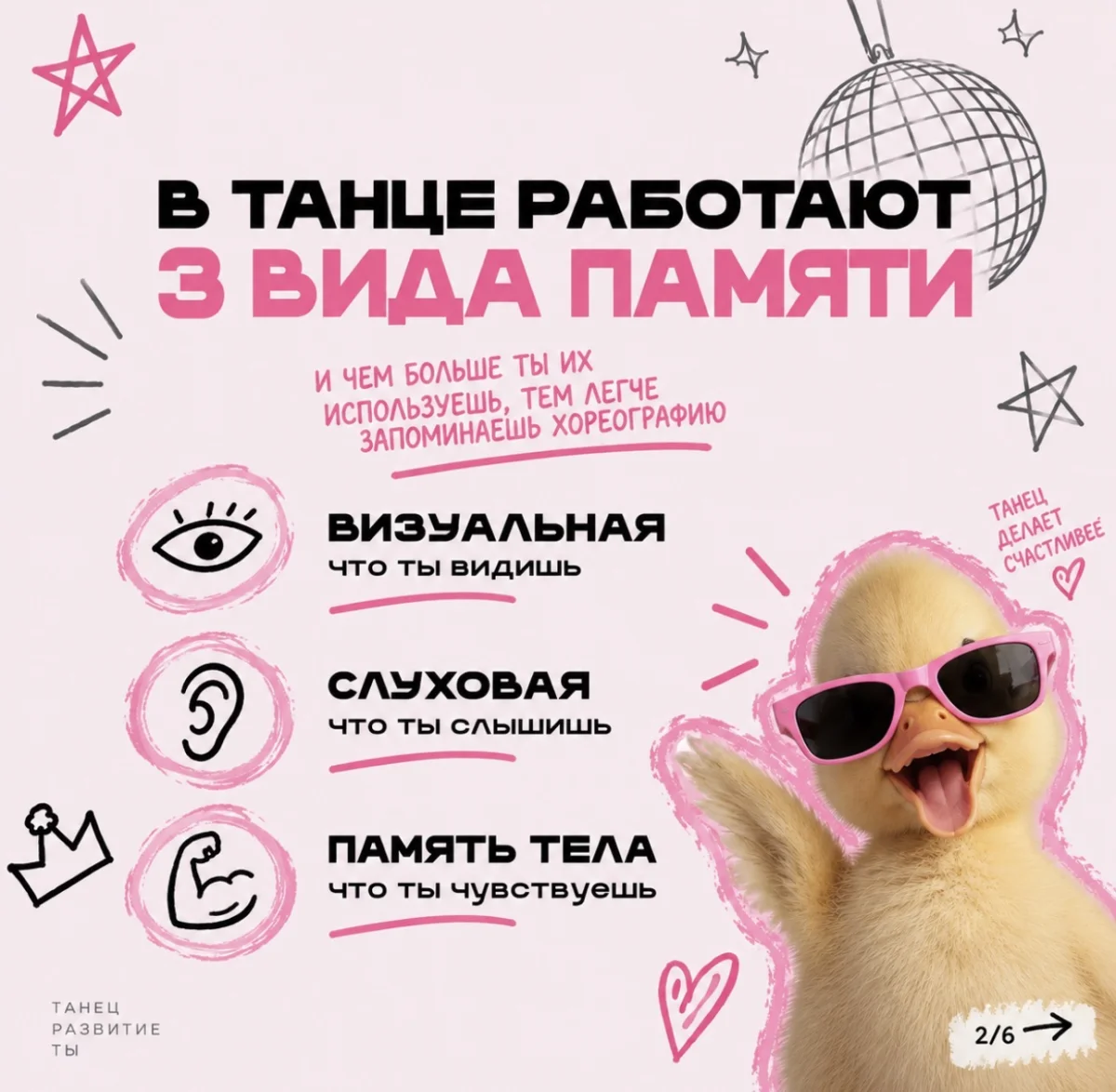 Как запоминать хореографию, слайд 2 из 8